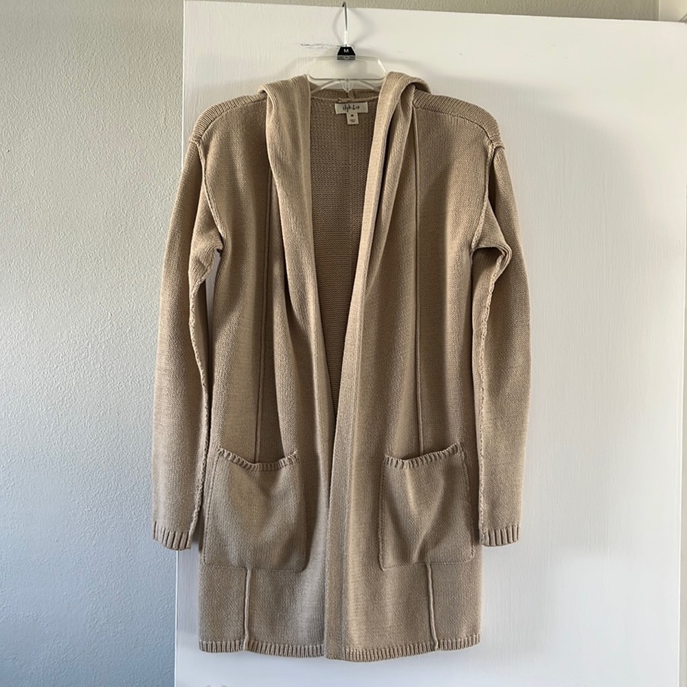 Style & Co. Hooded Cardigan Sweater